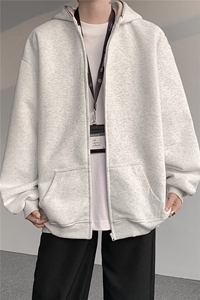 3XL-S 基础百搭拉链开衫卫衣男休闲外套小心机 WY45-P58 400g图片