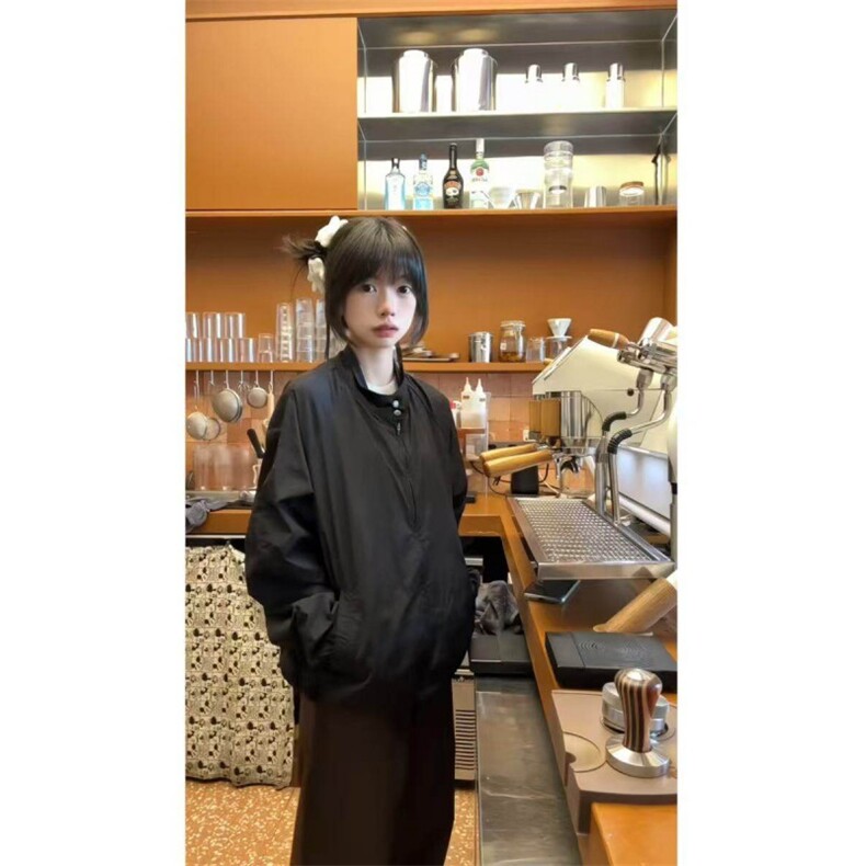 OclinG9四色哈灵顿立体裁剪下摆可调节尼龙防晒衣F25218批48,男装防晒衣,星座1004-6