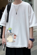 Q11152-P30春夏季七分袖t恤男大码五分袖男短袖中袖，男装T恤，电商A040