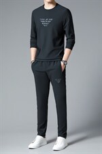 SXL9630秋季2023年新款男士长袖长裤修身休闲时尚卫衣套装P149，男装休闲套装，电商B360
