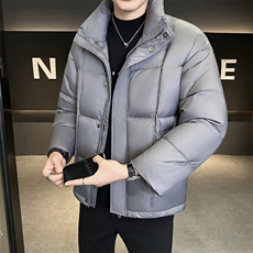 新款男士小立领羽绒服夹克加厚防寒309B-3-81068-P235，男装夹克，星座1409-3