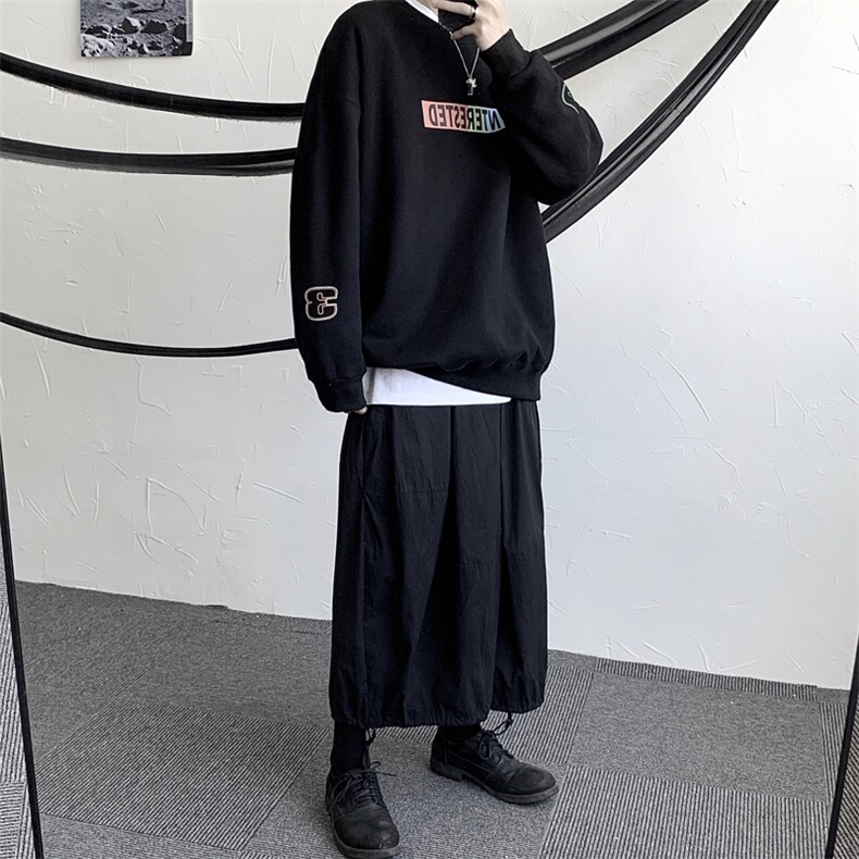 XZ607-1-WY08-P40秋季字母印花卫衣,男装卫衣,星座607-1