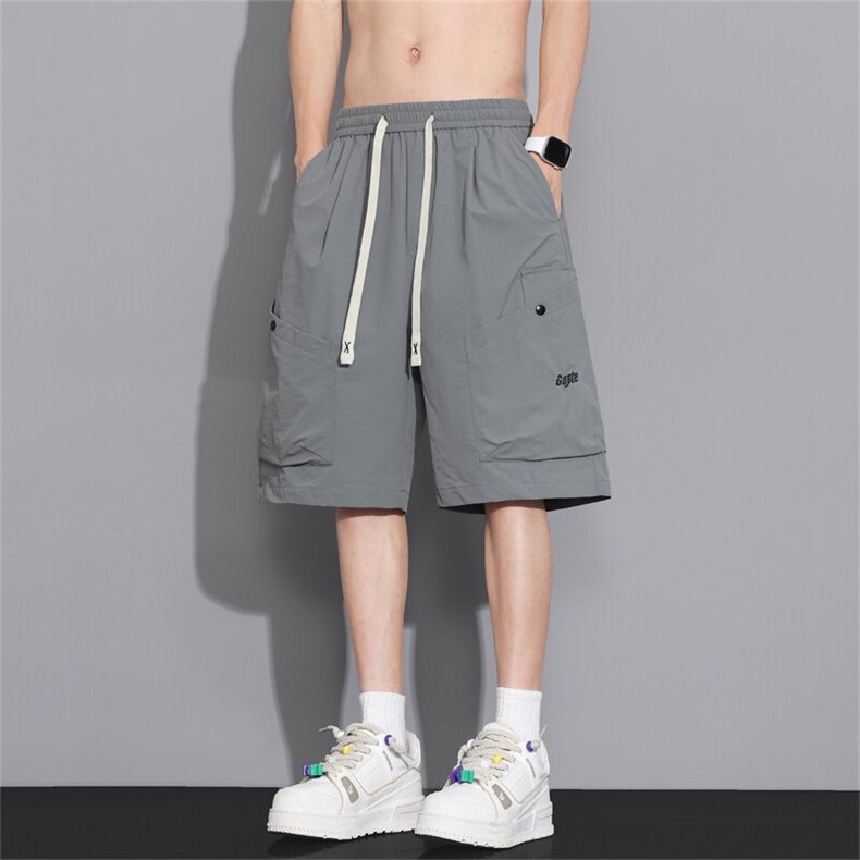 美式工装裤短裤新款宽松夏季休闲五分裤A436-2555-特P30,男装休闲裤,电商A436