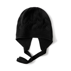 2025年秋季时尚百搭通勤简约休闲绞花带绳帽，帽子，远腾羊绒