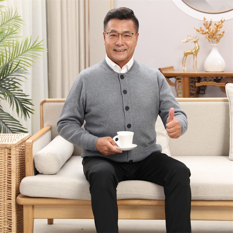 2025年秋季净面情侣兜时尚百搭通勤简约休闲,男装中老年男装,亚东羊绒制品