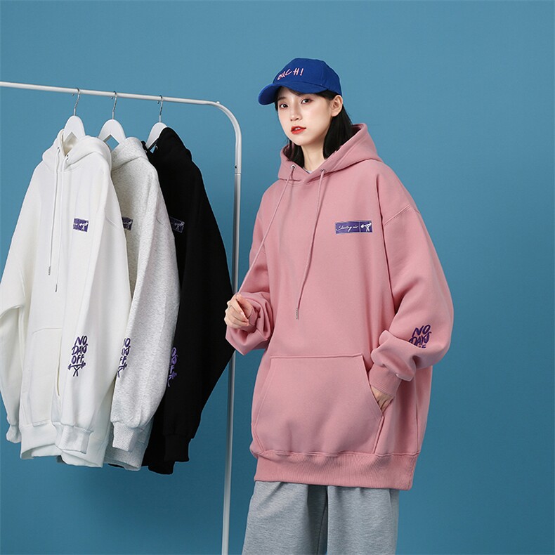 @中性风2025新款秋季港风情侣连帽卫衣女宽松韩版外套WY801P48，女装短外套，星座517A-1