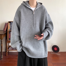 现货高品质的物抖音连帽套头毛衣M3611-P65，男装针织衫/毛衣，星座1212