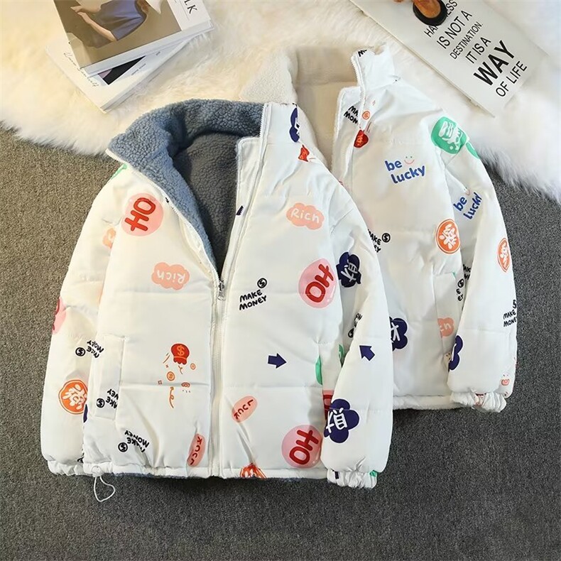 两面穿羊羔绒棉服面包服W229P105,男装棉衣,星座1116-2