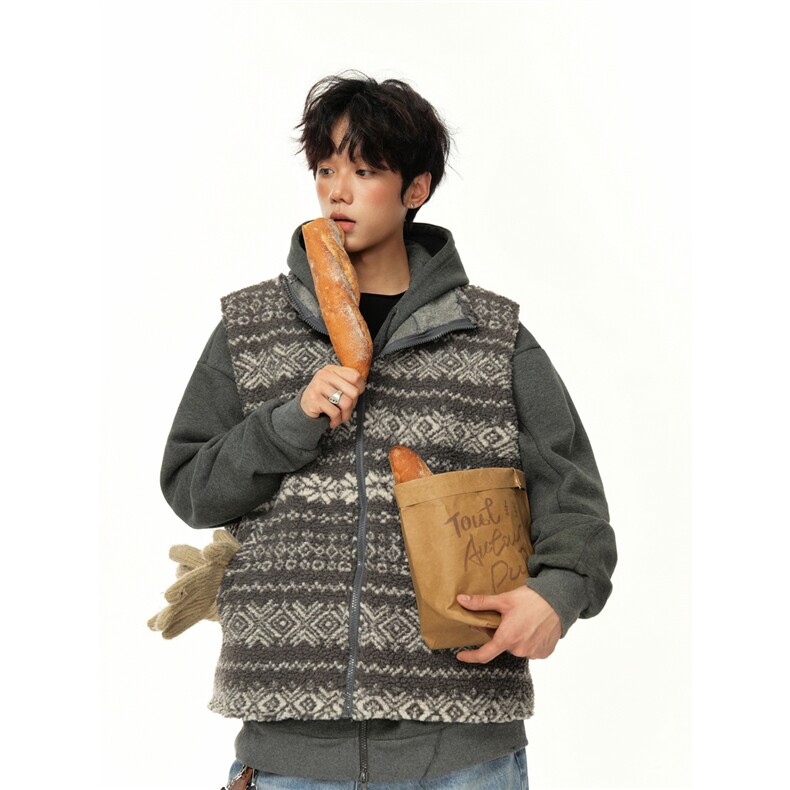 现货-秋冬马甲夹棉马甲加厚加绒羊羔毛马甲厚1016-1MJ24P59K98，女装马甲，星座1016-1（原电商B408-1）