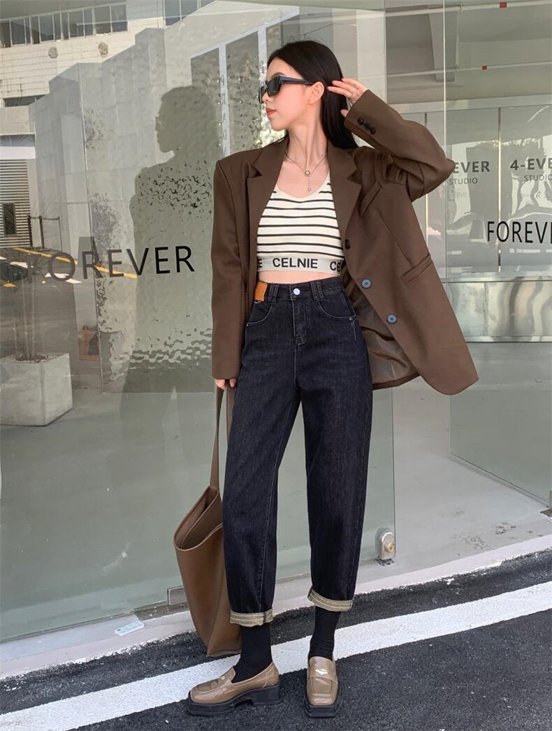 款牛仔垮裤，底面彩织底纹，好卖，其它，简 影