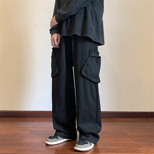 秋季新款拼接立体袋工装休闲裤 XZ604-KG38-P55控68图片