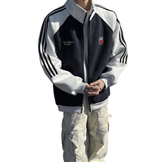 美式立领运动刺绣外套男xh93-特p75，男装卫衣，电商B367
