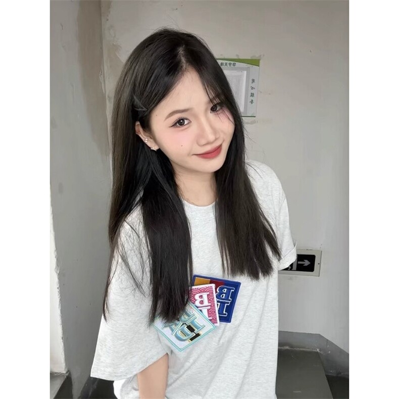 万针全刺绣工艺抖音得物高品质260克重磅纯棉双纱美式高街短袖T恤,男装T恤,电商A486