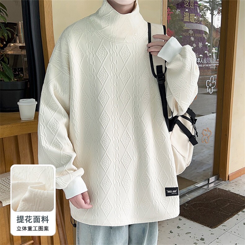 M-6XL提花季新款大码高领卫衣xz109-W23622-P55,男装卫衣,星座109-1