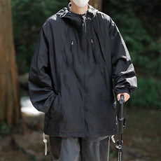 夏季潮牌百搭冰丝夹克2024新款轻薄透气防晒衣男现货W8228-P42，男装防晒衣，星座512-4