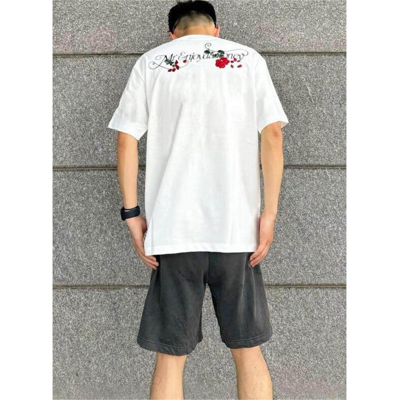 M668-P35夏季纯棉刺绣款休闲宽松情侣款短袖T恤,男装T恤,星座617A-1（原B318A）