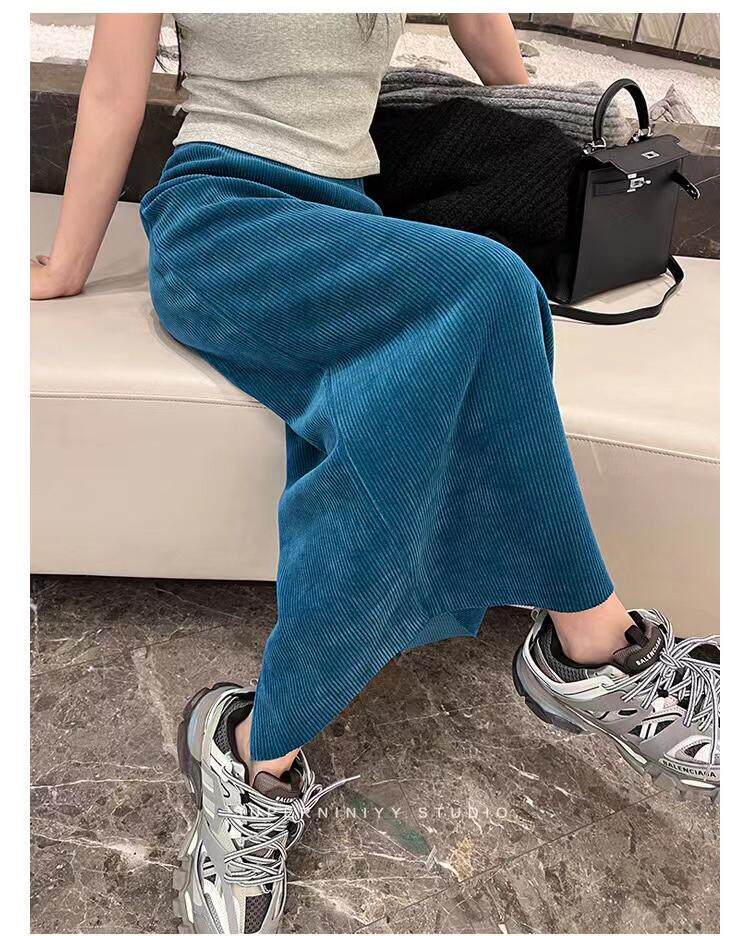 2022加绒半裙，女装半身裙，曼希野