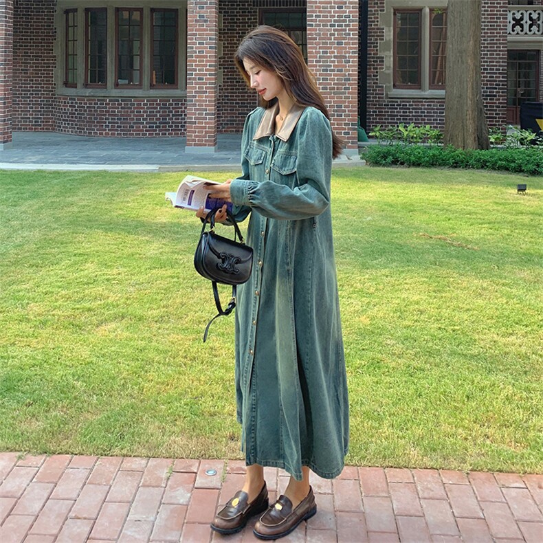 现货主推牛仔连衣裙2B081-99226-P145K218,女装连衣裙,2B081