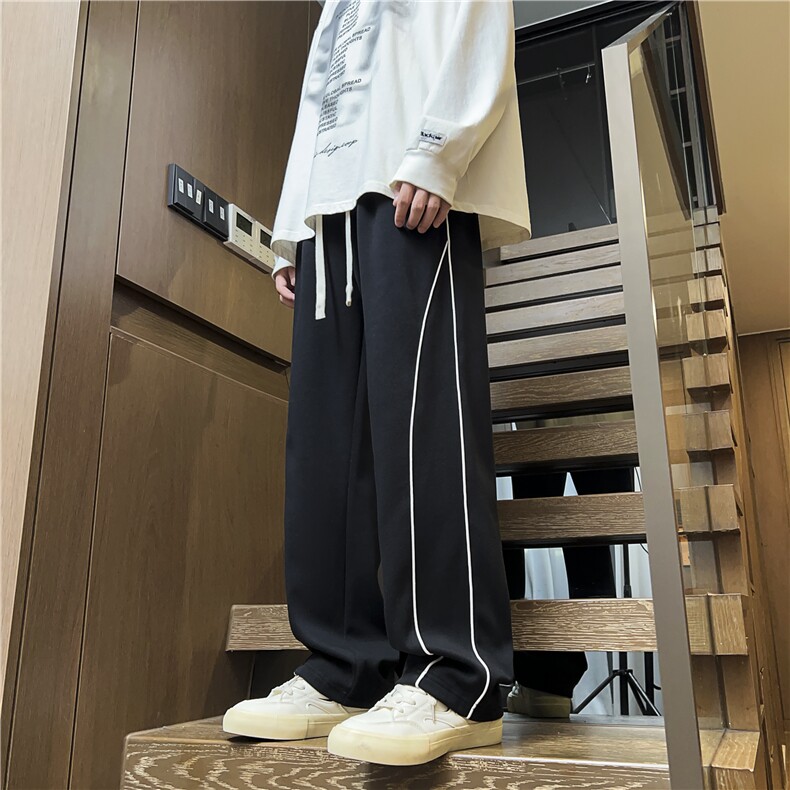 秋冬新款时尚简约百搭港风酒店大码束脚休闲卫裤特价P35,男装休闲裤,电商B388
