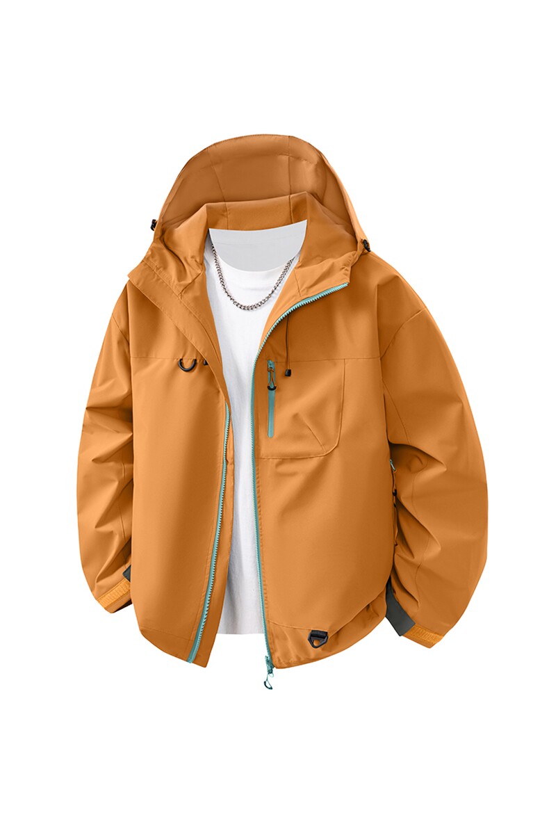 机能冲锋衣情侣外套登山服户外工装连帽小众运动夹克防风7870-P45,男装夹克,星座1403A
