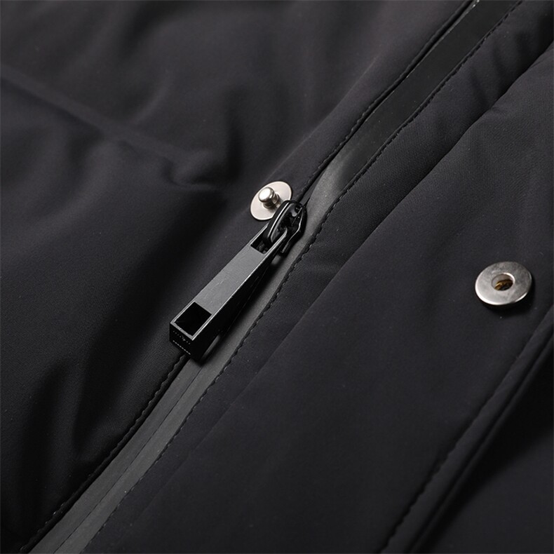 羽绒服男短款冬季毛领中年男爸爸防寒外套老人冬装HPN68802-P270,男装羽绒服,电商B212（原钱塘6029）