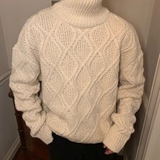 冬季加厚韩版针织衫宽松套头菱格高领毛衣男女T819-P88，男装针织衫/毛衣，星座1501