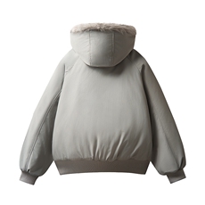 2025冬季新款大毛领保暖防风棉衣派克服外套男女同款XY2524-P85，男装棉衣，星座717