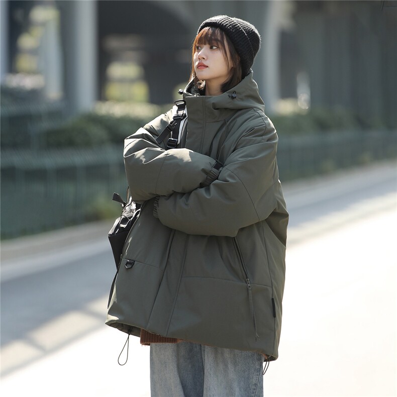 ！白鸭绒羽绒服女加厚保暖连帽休闲外套815A-YR9012-P220特，男装羽绒服，星座815A