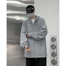 F273-P40夏季潮牌宽松休闲轻薄夹克日系户外连帽防晒服外套现货，男装夹克，星座512-6