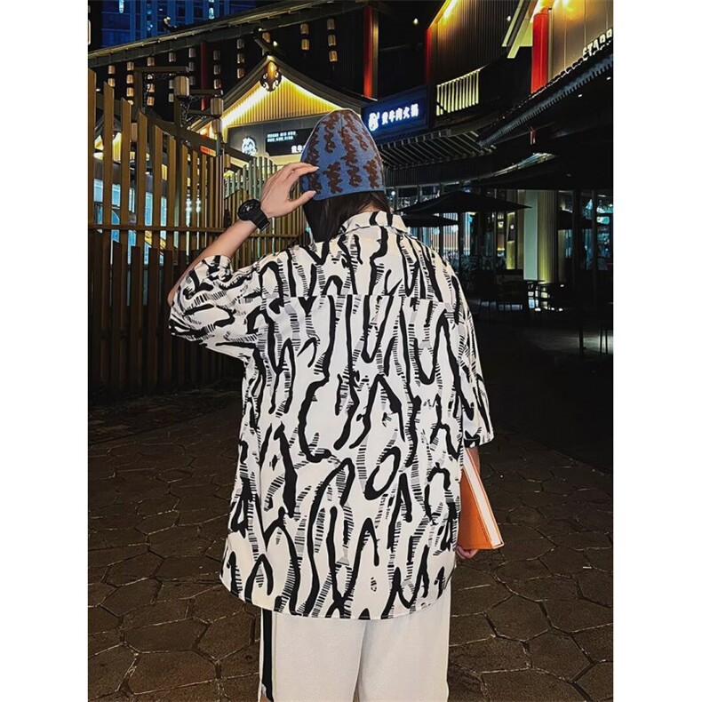 男2024新款冰丝四面弹短袖衬衫QC105P30,男装衬衫,星座1116-2