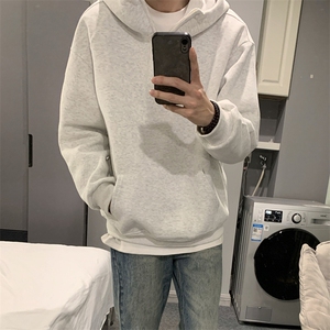 抖音得物高品质二开 25秋冬美式重磅宽松纯色连帽拉链高领卫衣W65图片