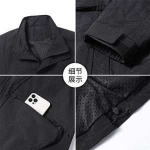 得物立体秋季新款休闲痞帅工装翻领夹克潮流外套 A436-8811-P65图片