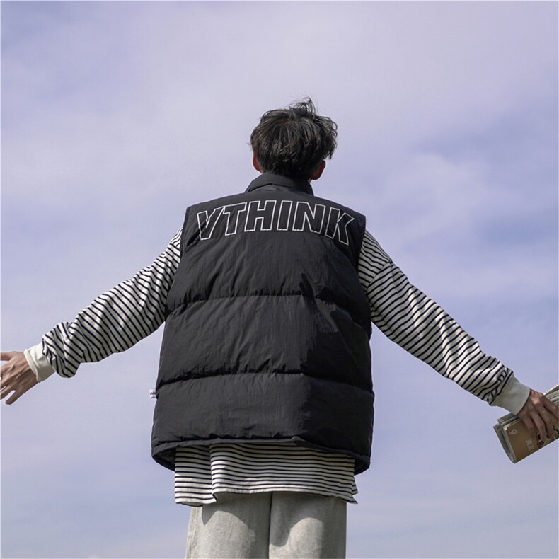 高品质cityboy冬季宽松大码棉马甲背心外套A0173002P85,男装背心/马甲,电商A017