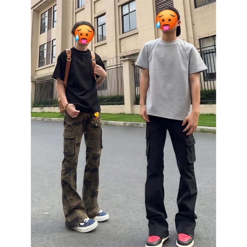 1014-1-KZ6008-P45美式高街迷彩牛仔裤男款夏季,男装牛仔裤,星座1014-1