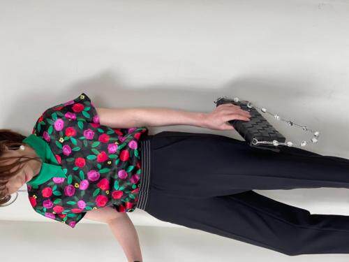 碎花上衣，女装，韩贝诗HBS