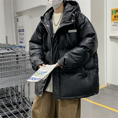 2023新款冬季棉服棉衣男生加厚保暖面包服休闲潮牌外套M0237-P100，男装棉衣，星座308B-1