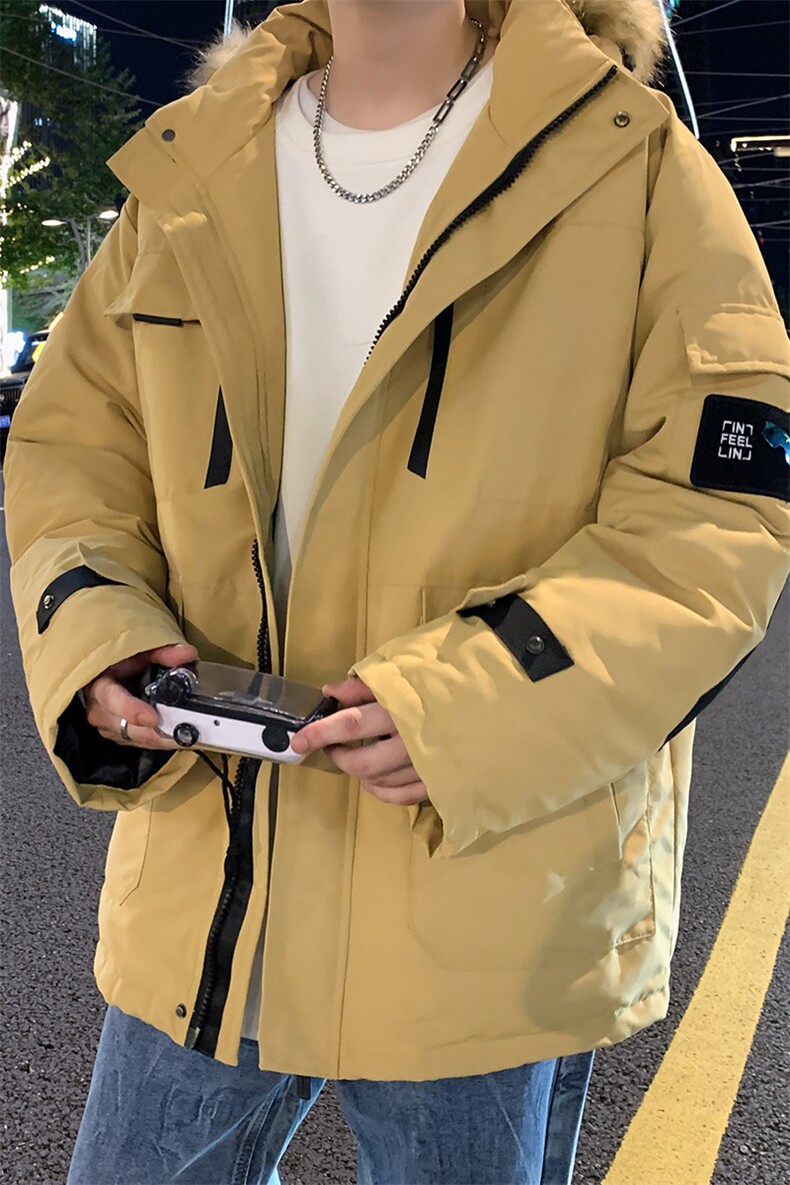 户外2026新品冬季宽松棉服派克服毛领冬装加厚外套D010-P145,男装棉衣,星座717