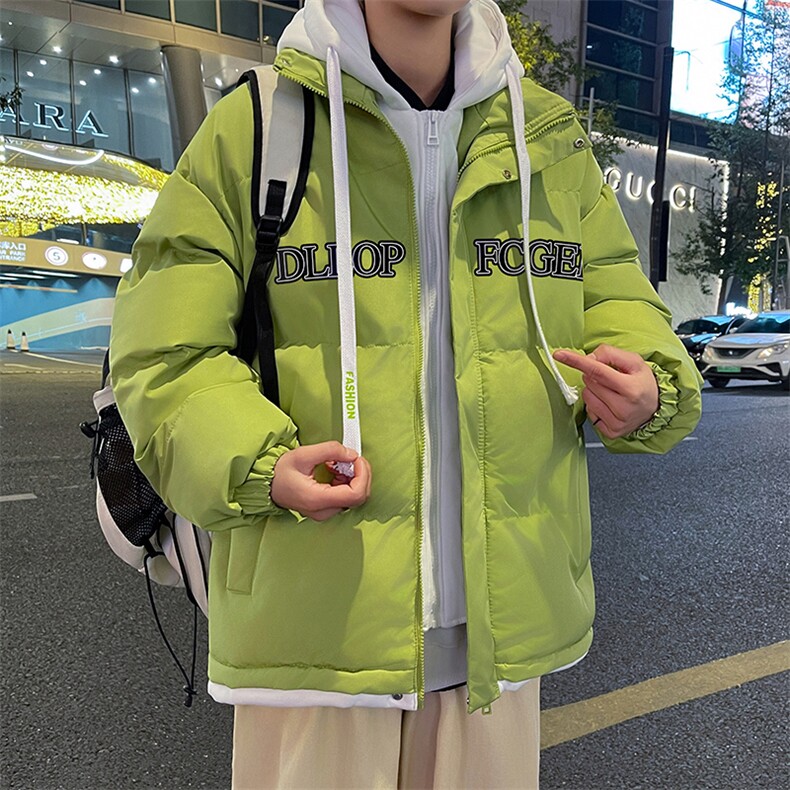 2023男冬季新款保暖棉衣假两件宽松加厚大码外套MY6613P90控138,男装棉衣,电商A086