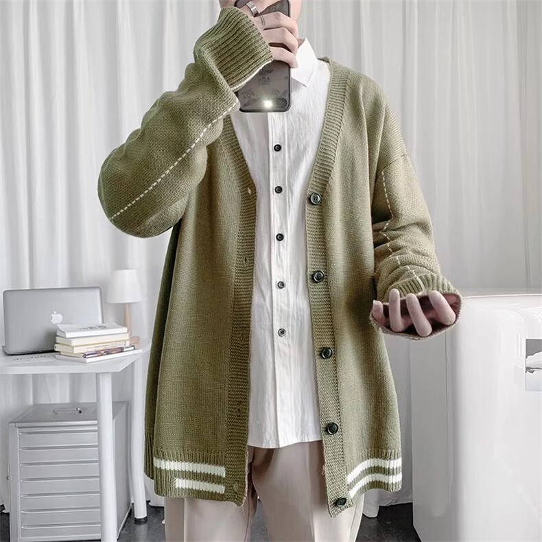 ins毛衣男开衫2024秋外套韩版潮流针织衫休闲男士夹克Q9072-P45,男装针织衫/毛衣,星座1109-3