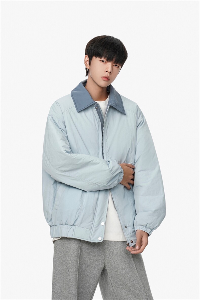1506/M8606/P75糖果色翻领飞行服棉衣男士棉服情侣短款棉袄,男装棉衣,星座1506