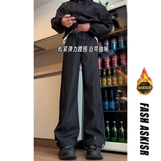 抖音得物品质百搭休闲裤212-2-DY168-特P60加绒特P65，男装休闲裤，星座808A-1