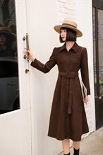 风衣裙，女装风衣，博内歌特