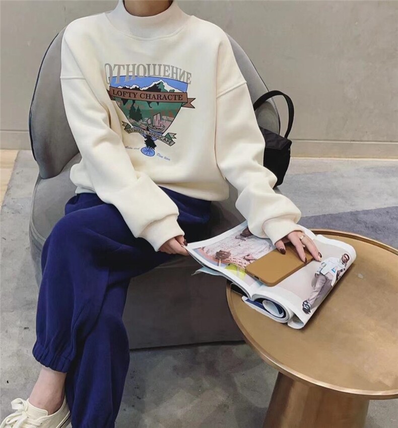 休闲卫衣，女装卫衣/绒衫，简单小珍