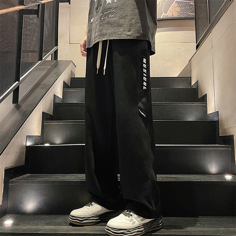 2025新款休闲舒适宽松卫裤情侣男女长裤A068-ZXK191-TP40,男装休闲裤,电商A068