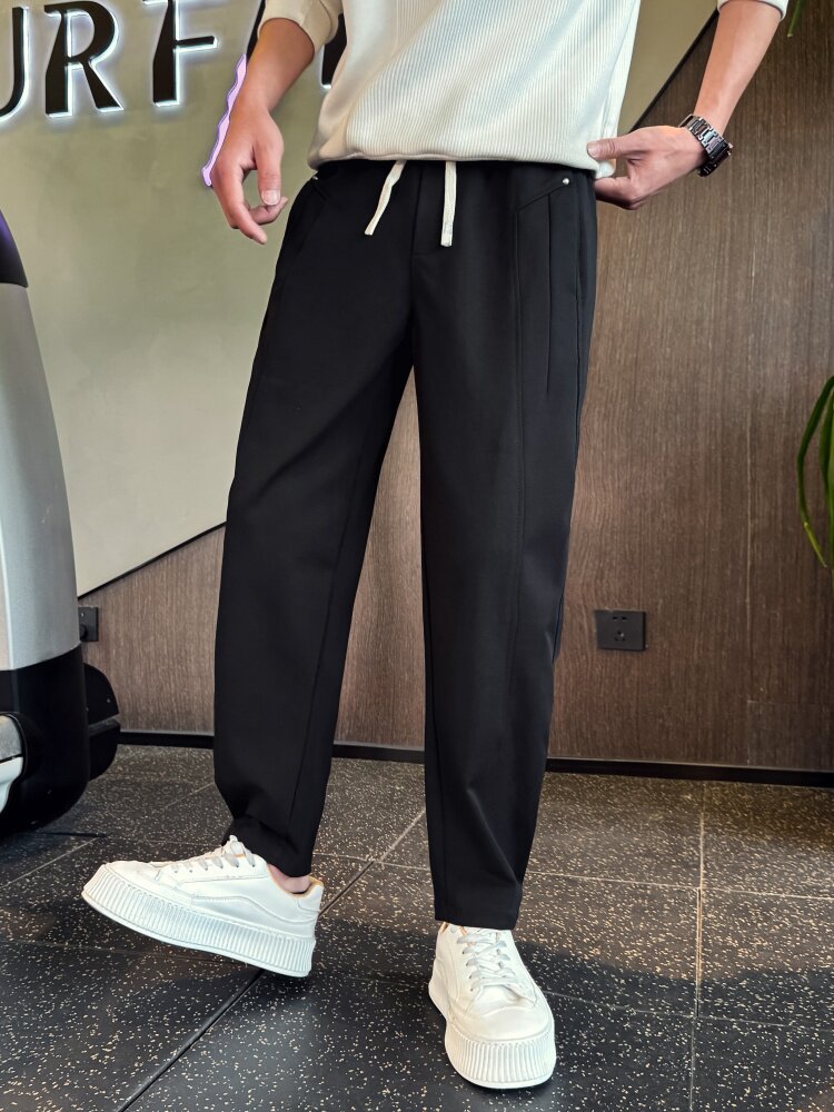 B340K84601P5888店主风小伙风轻熟风春装新款弯刀卫裤男,男装休闲裤,电商B340
