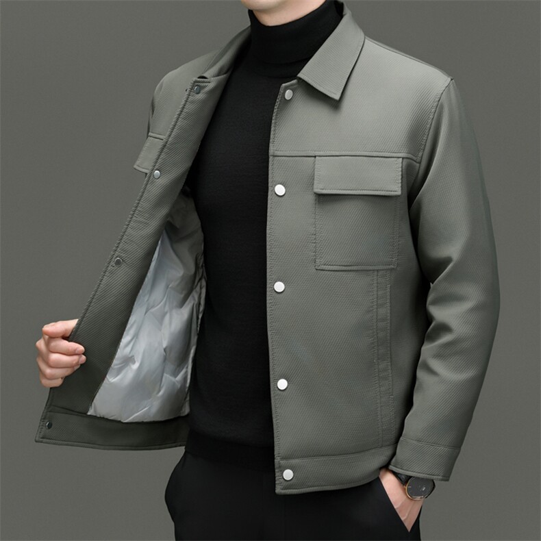 CSYR98827钱塘2020-2时尚休闲冬季新款百搭中年男士羽绒服P195,男装羽绒服,钱塘207-2