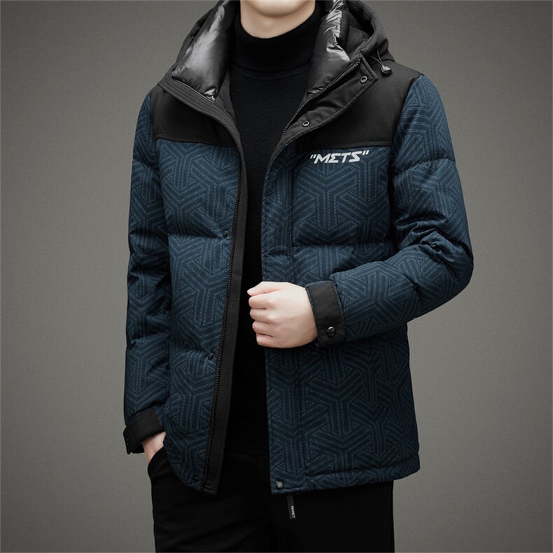 DJ23YR9919钱塘2020-3冬季厚款商务休闲连帽中年男士羽绒服P350,男装羽绒服,钱塘207-3