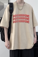 麂皮绒短袖t恤男大码半袖男大皂风JD82338-P25，男装T恤，电商A040