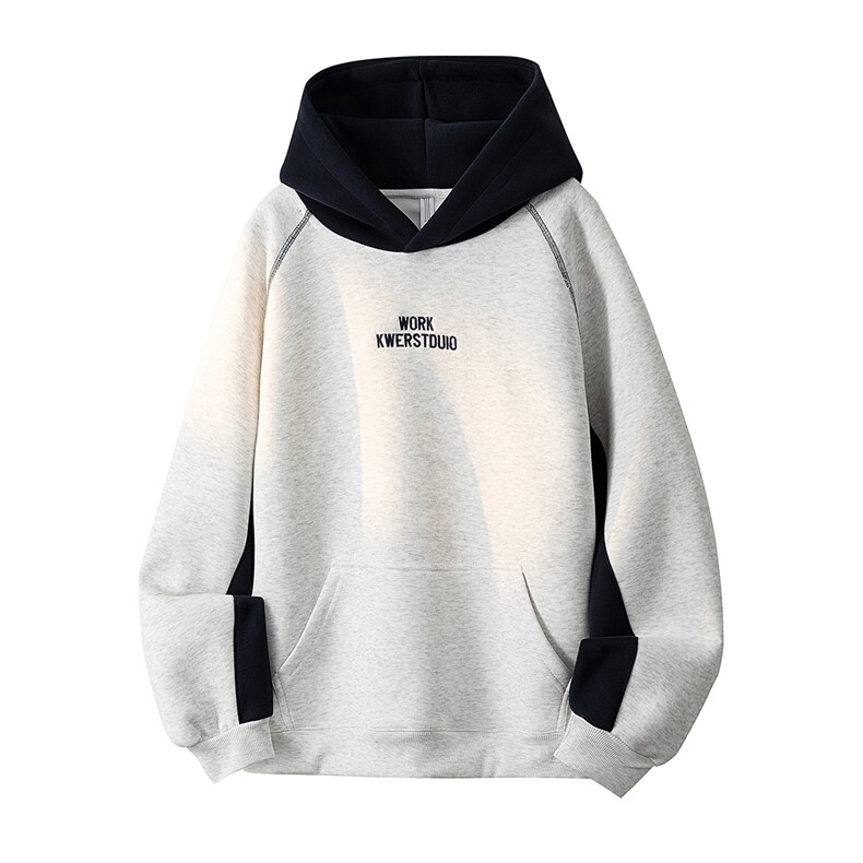 拼接卫衣连帽外套D329-QM248-薄款P65-控108，女装短外套，电商D329