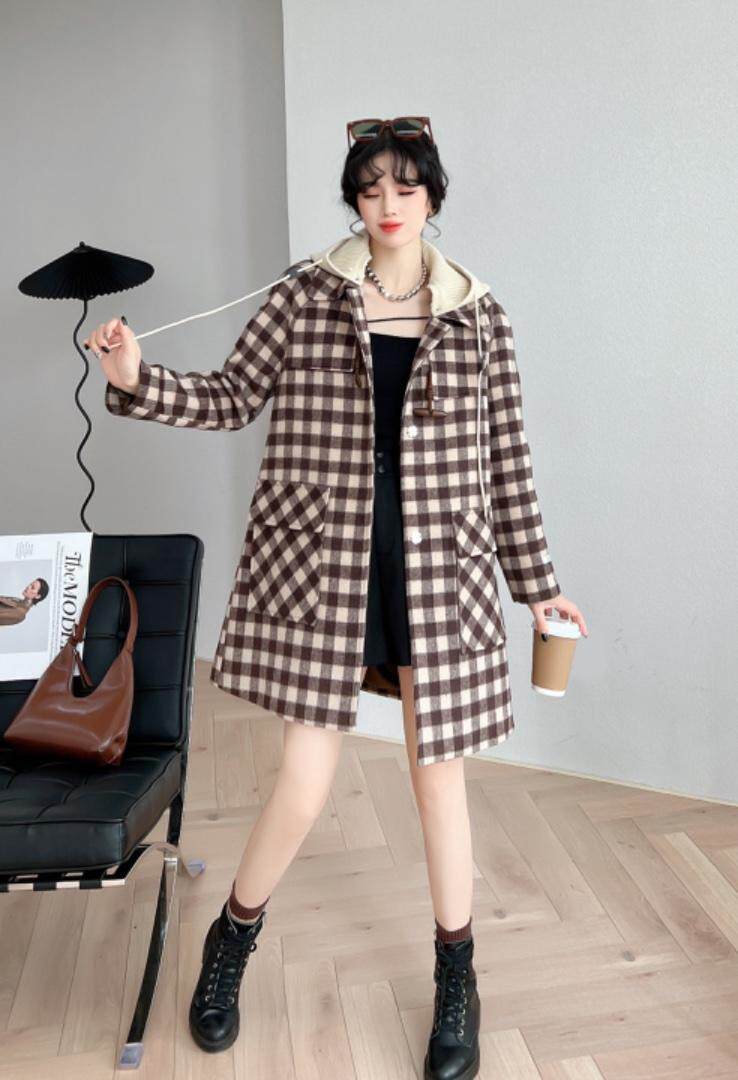 格子外套，定制款，其它，觅 愉